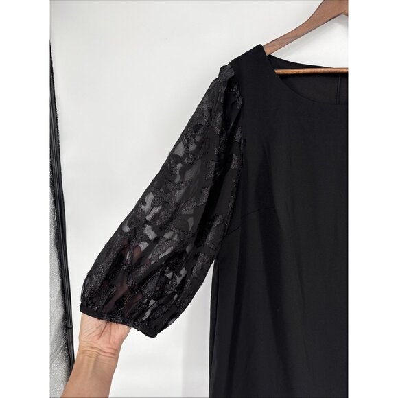 New Connected Apparel Plus Size 20W Shimmer Cocktail Party Midi Dress NWT - Picture 2 of 7